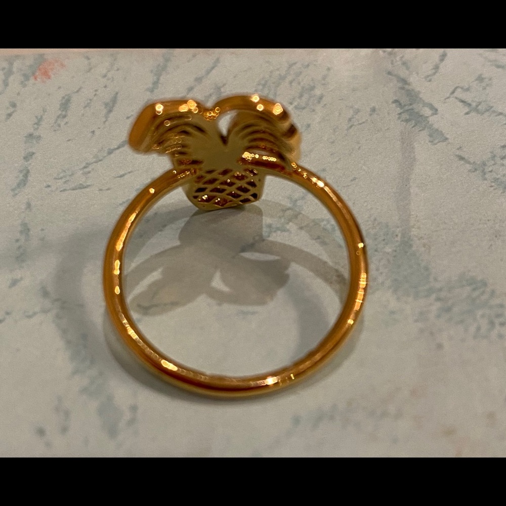 J. Crew Pineapple Ring Size 7 - image 5